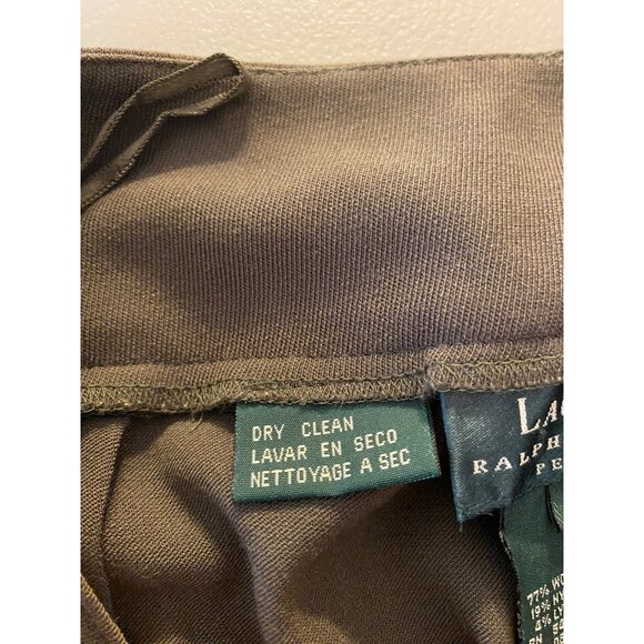 Lauren Ralph Lauren Pull on Pants Wool Blend Womens 2 Petite - Picture 4 of 7